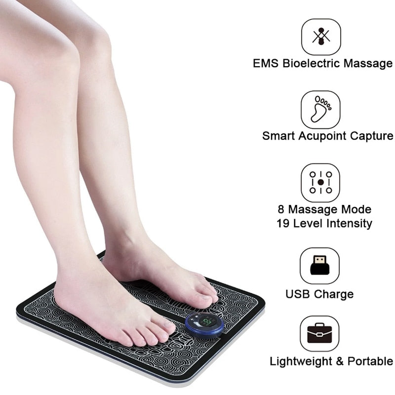 Faltbares elektrisches Fußmassagegerät - EMS-Fußmassagegerät