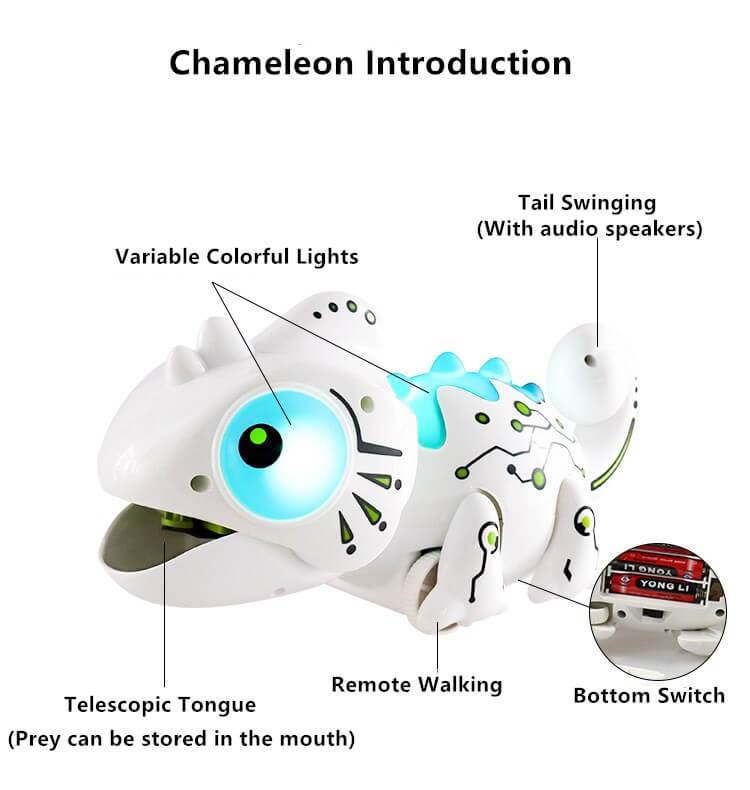 2.4G Remote Control Foraging Chameleon Robot
