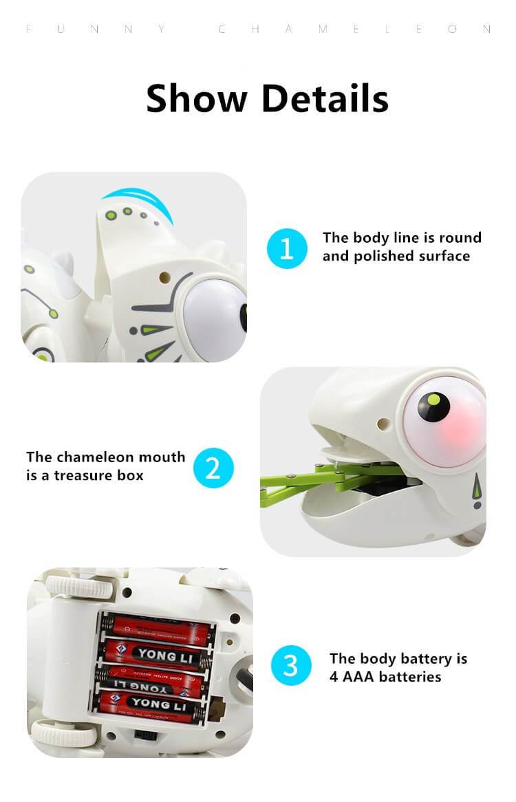 2,4G Fernbedienung Futtersuche Chamäleon Roboter