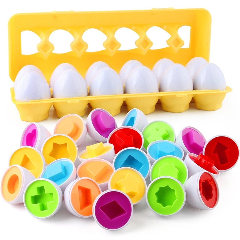 Montessori Achtsame geometrische Eier