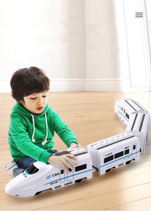 Electric Toy Train for Kids with Action Flashing Lights