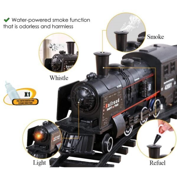 Classical Steam Freight Train