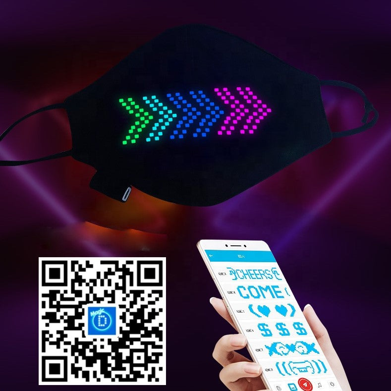 Magic LED Mask (Mobile APP Operated)