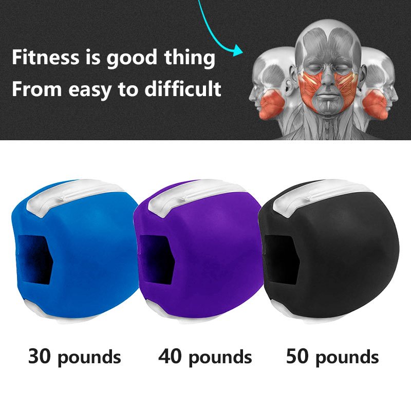 Jaw Exercise Ball Jawline Exerciser (3 Pieces)