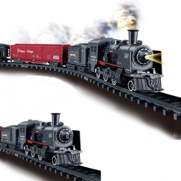 Classical Steam Freight Train