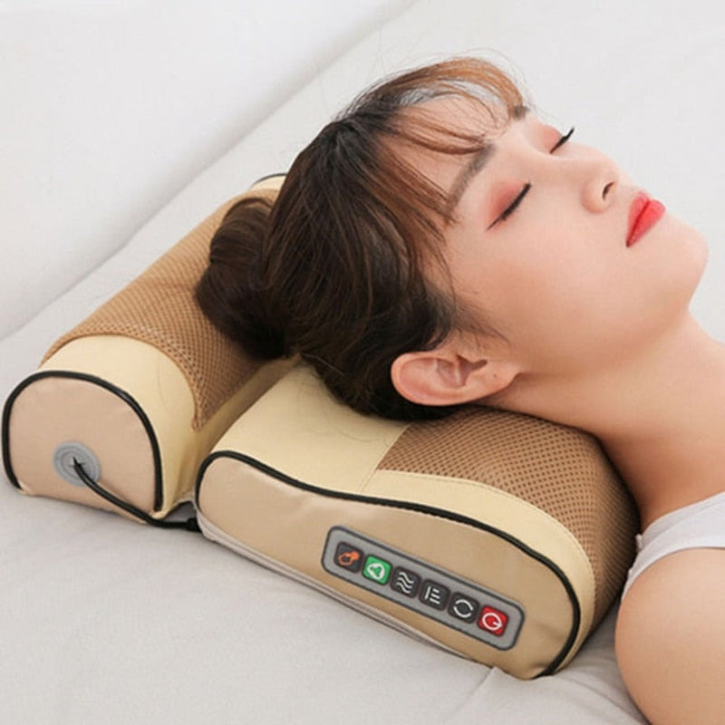 Elektrisches Nacken- und Schultermassagekissen mit Wärme
