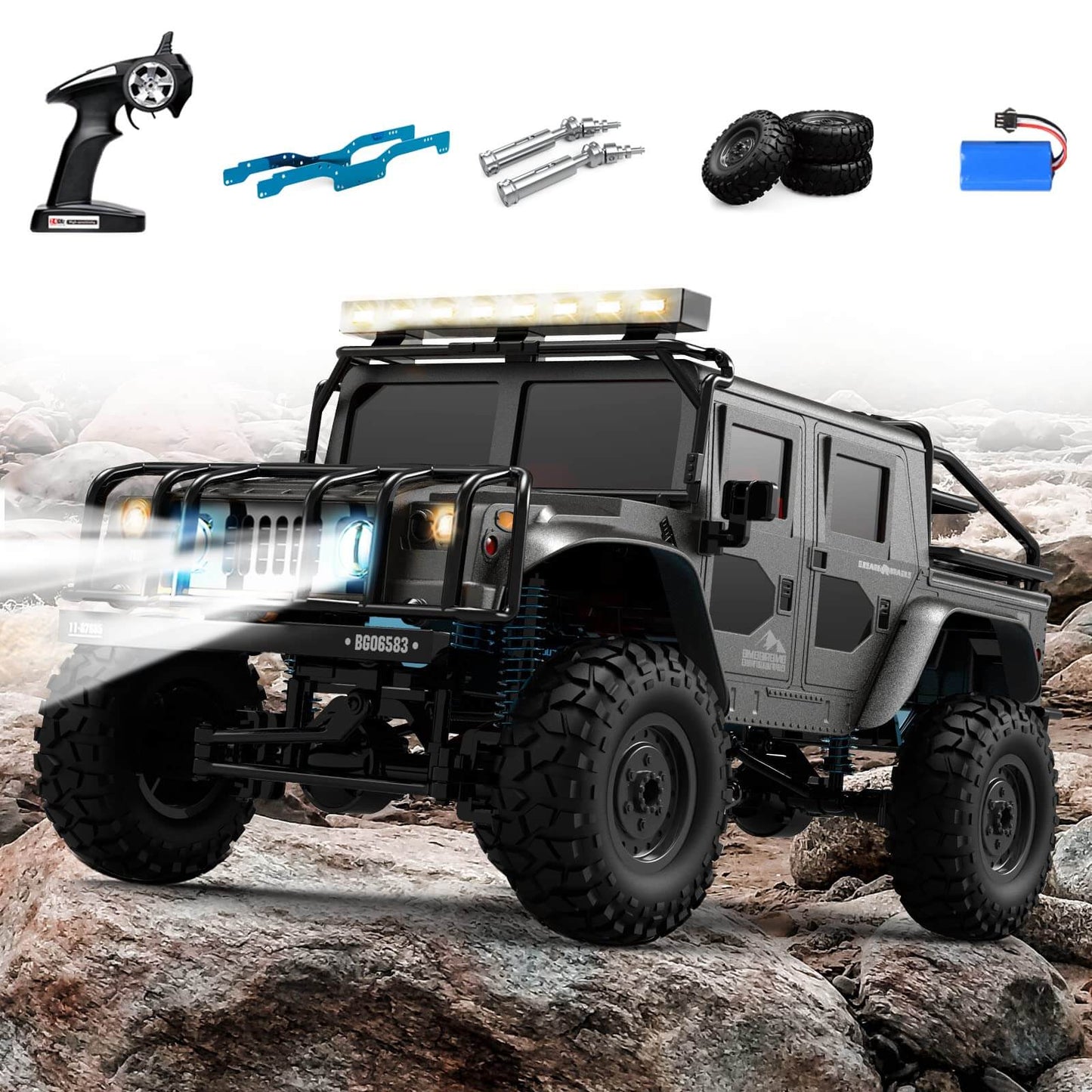 1/12 Jeep RC Truck 4WD RTR Fernbedienung Jeep Wrangler Gebürstet Fernbedienung Truck RC Rock Crawler