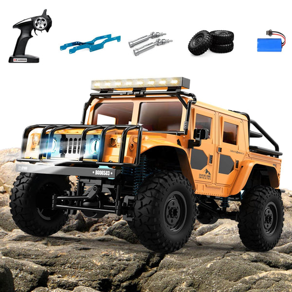 1/12 Jeep RC Truck 4WD RTR Remote Jeep Wrangler Brushed Remote Control Truck RC Rock Crawler