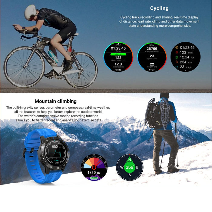 Blood Pressure Monitor GPS Smart Watch | Fitness GPS | Heart Rate Tracker
