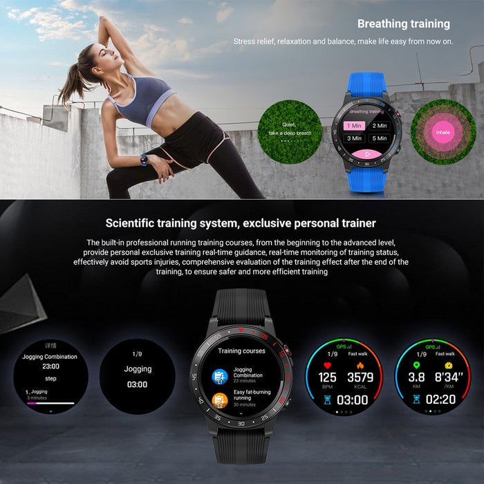 Blood Pressure Monitor GPS Smart Watch | Fitness GPS | Heart Rate Tracker