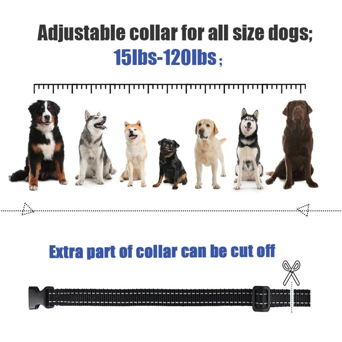 800m Electric Dog Training Collar With Shock Vibration