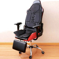 8 Mode Massage Chair Pad With Heated Back Neck Cushion For Car & Home