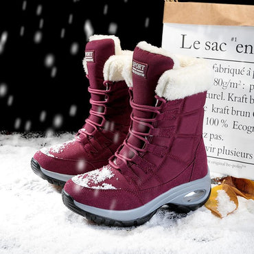 Lucina Winter Warme, halbhohe Schneestiefel für Damen 