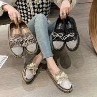 Emilia Slip-On Ladies Rhinestone Casual Shoes