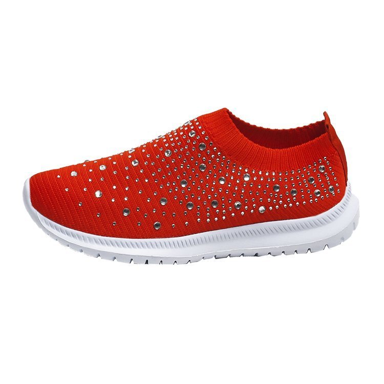 Anicia Crystal Breathable Orthopedic Slip-On Walking Shoes