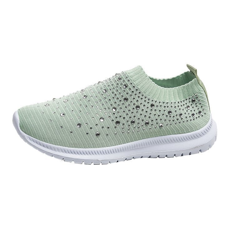 Anicia Crystal Breathable Orthopedic Slip-On Walking Shoes