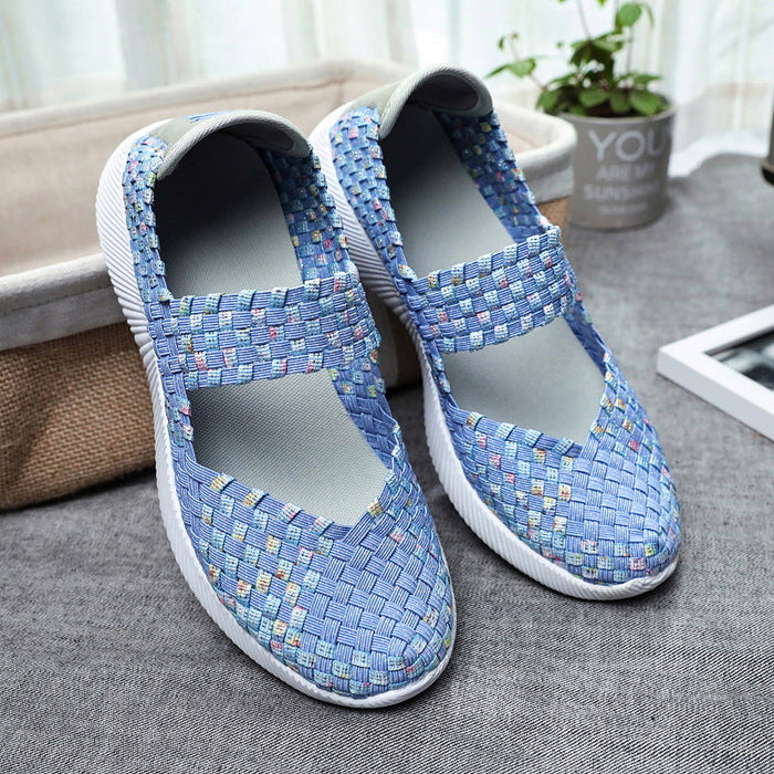 Flavia Breathable Patterned Comfortable Fashion Sneakers
