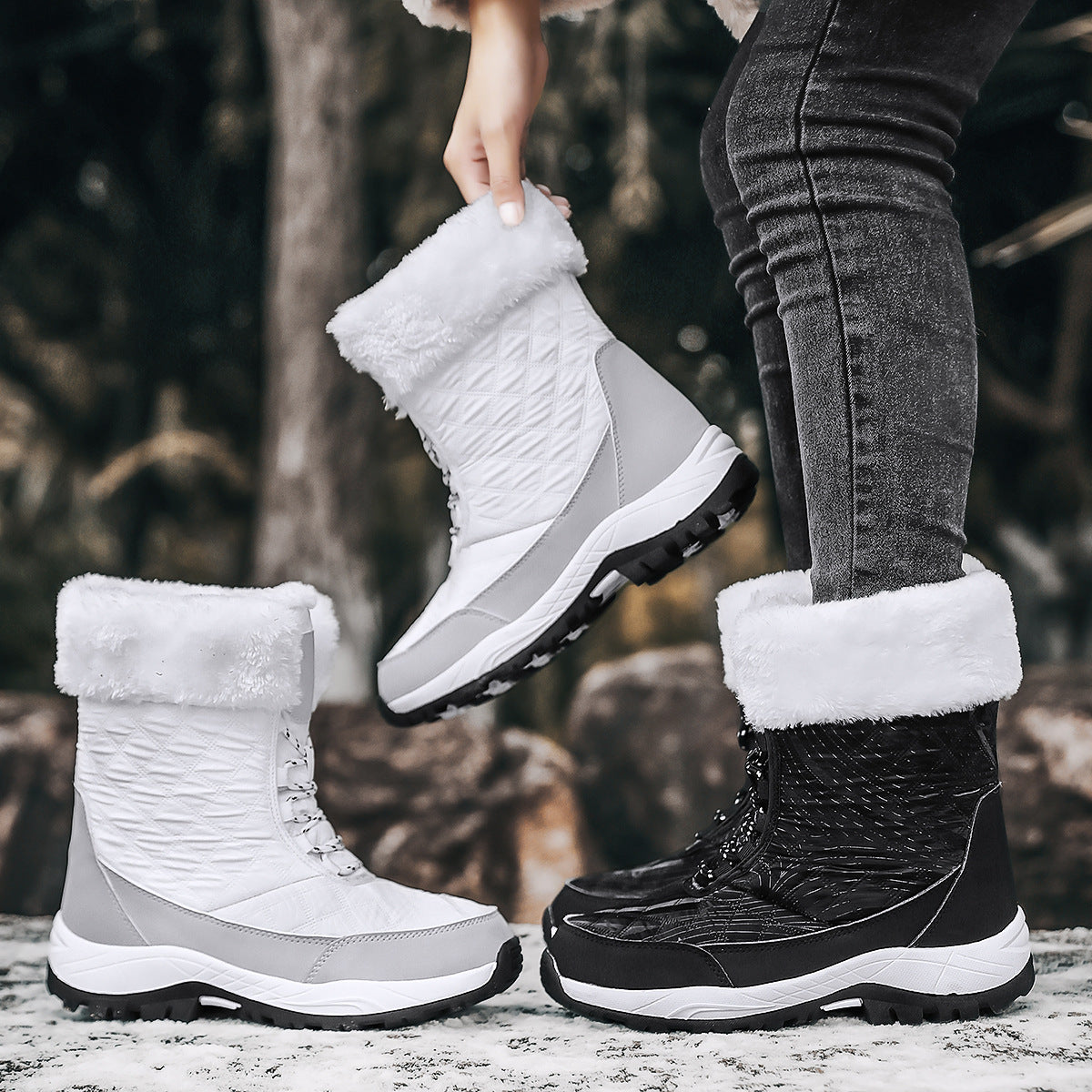 Fabia Winter Plus Size Snow Boots