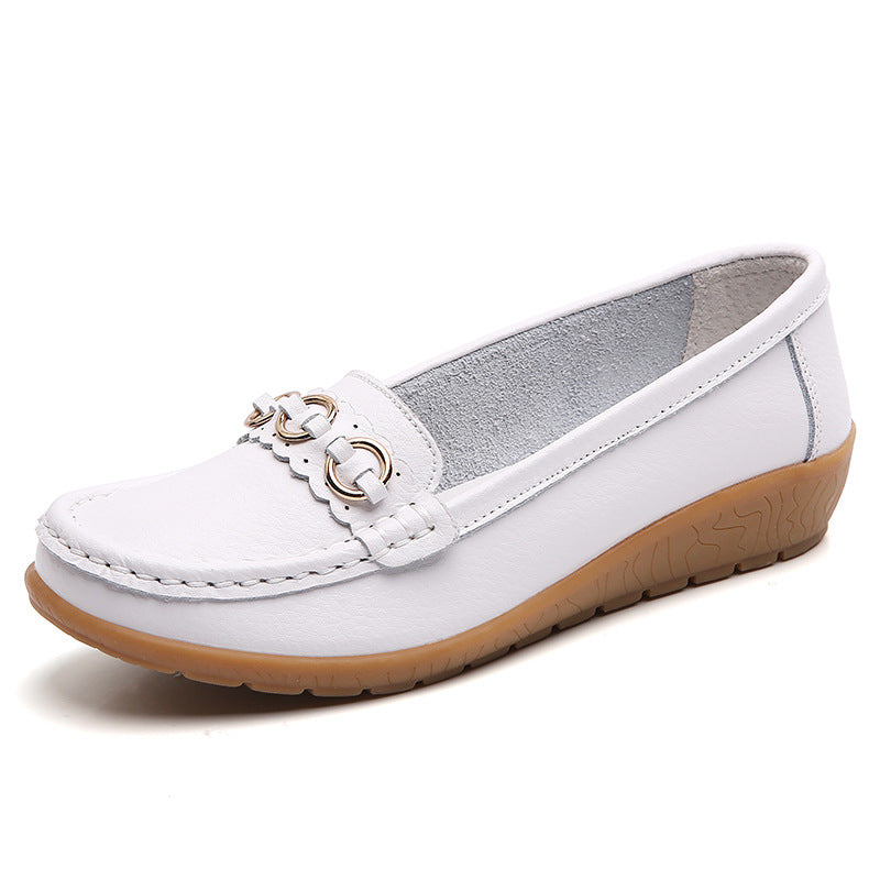 Violenta Spring & Autumn Slope Driving Large Maternity Shoes