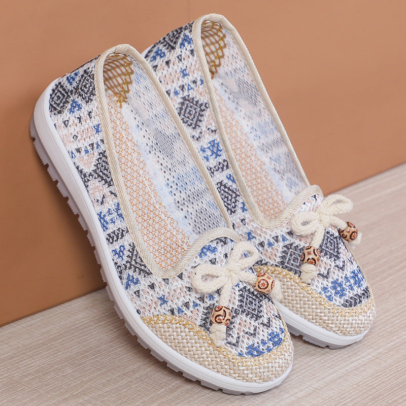 Pandora Soft sole Anti Slip Loafers Casual Weaving Shoes
