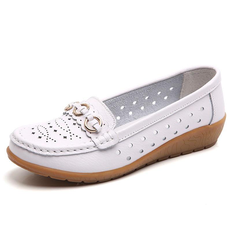 Violenta Spring & Autumn Slope Driving Large Maternity Shoes