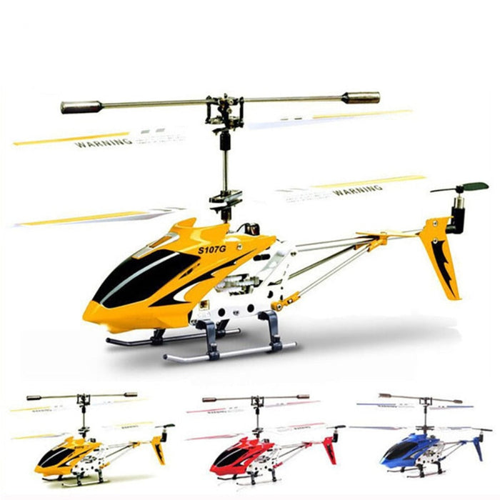 Original S107G RC Drone Helicopter Charging Toy With Gyro Alloy Aircraft