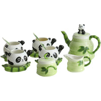 Süßes Panda-Teekannen-Set