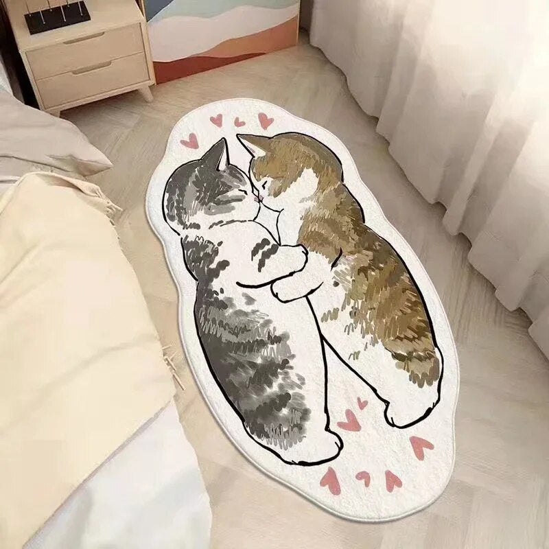 Kawaii Cat Non-slip Rug