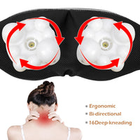 Electrical U Shape Shiatsu Neck and Shoulder Massager Infrared