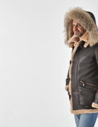 Pilotenjacke aus Schaffell B-7 Arctic Parka