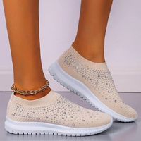 Anicia Crystal Breathable Orthopedic Slip-On Walking Shoes