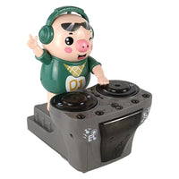 Electric DJ Swinging Piggy Toy