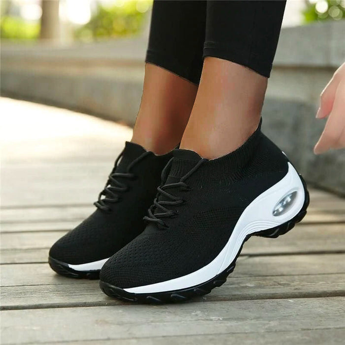 Fortuna Lace Up Running Shoes Platform Sneakers