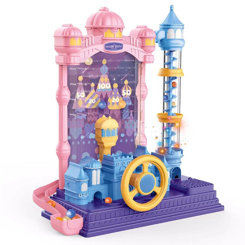 Castle Catching Ball Pinball Machine with Light and Music