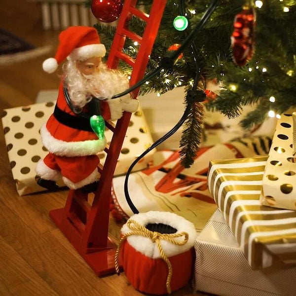 Electric Climbing Ladder Santa