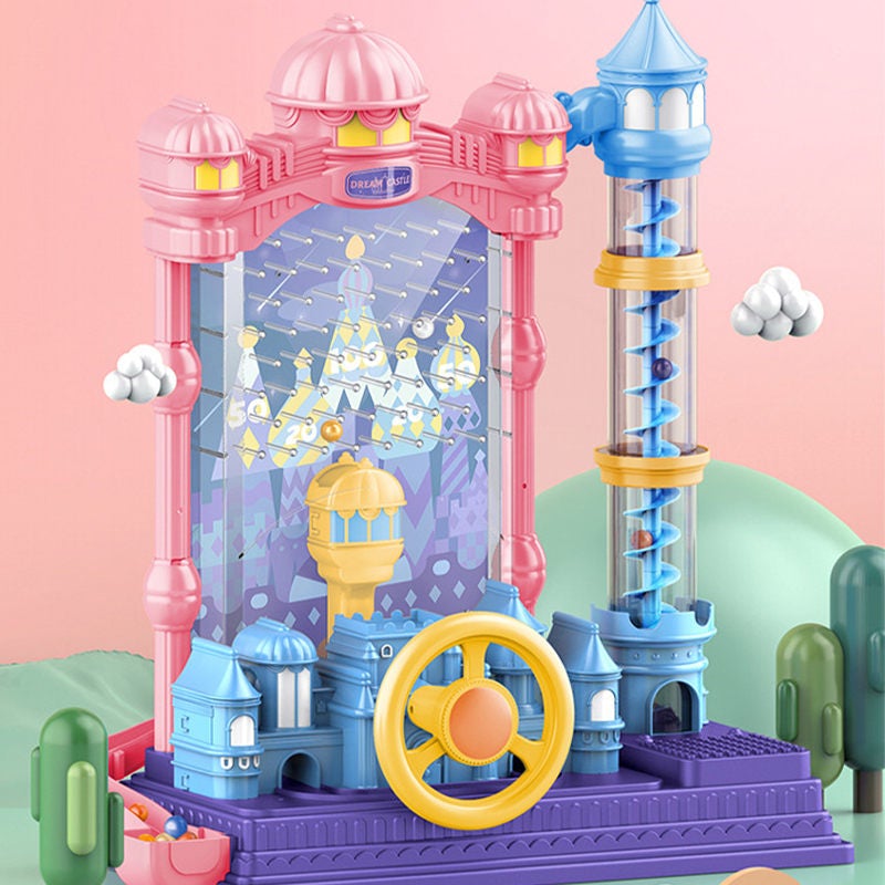 Castle Catching Ball Pinball Machine with Light and Music