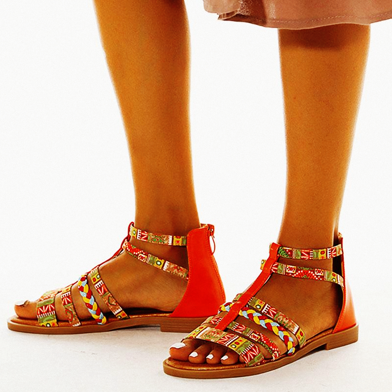 Virginia Comfortable Printed Sandals