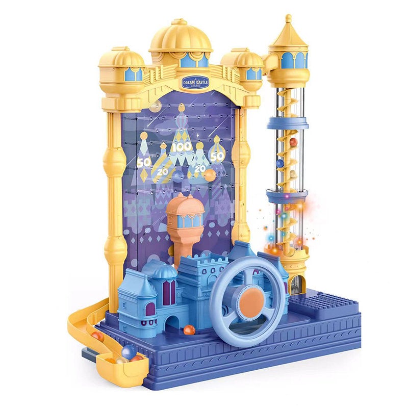 Castle Catching Ball Pinball Machine with Light and Music