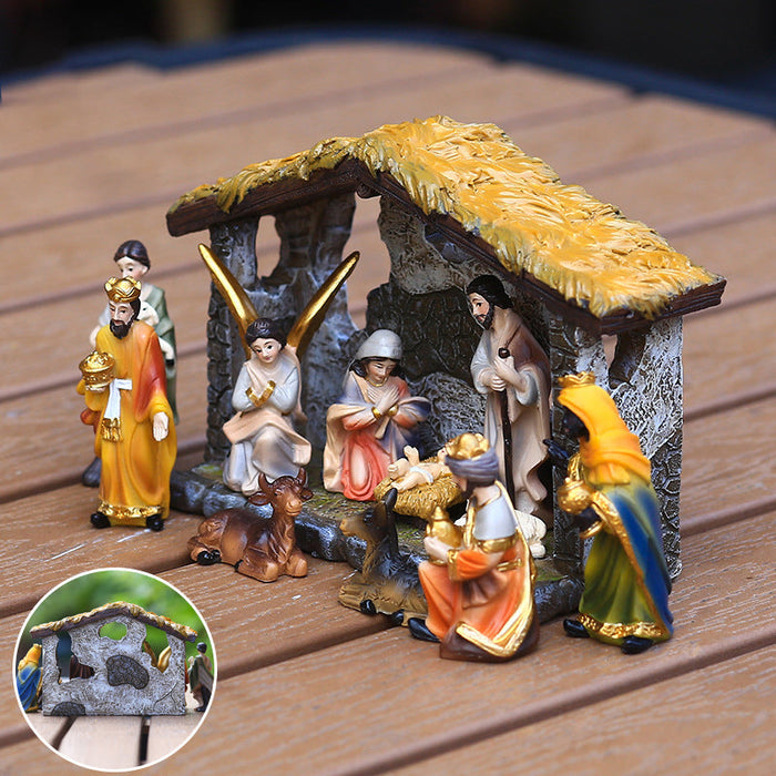 Nativity Manger Scene Figurines Set