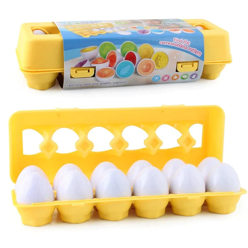 Montessori Mindful Geometric Eggs
