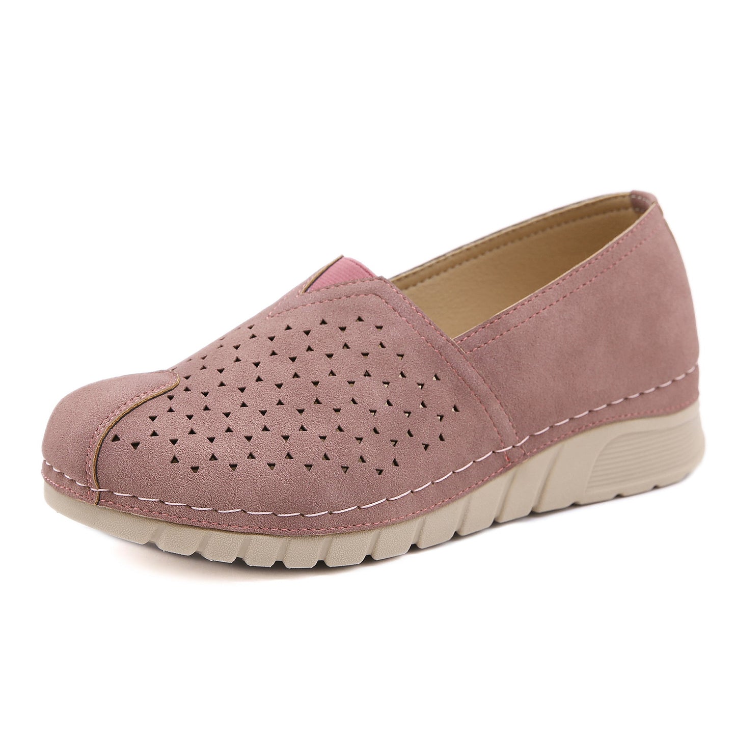 Priscilla Cloud Orthopedic Vintage Faux Leather Women's Slip-On Shoes