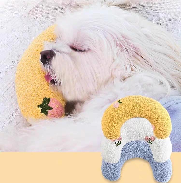 Calming Pet Pillow, U-Shaped Pillow for Dogs