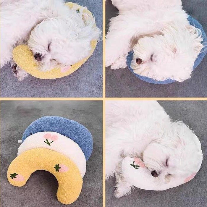 Calming Pet Pillow, U-Shaped Pillow for Dogs