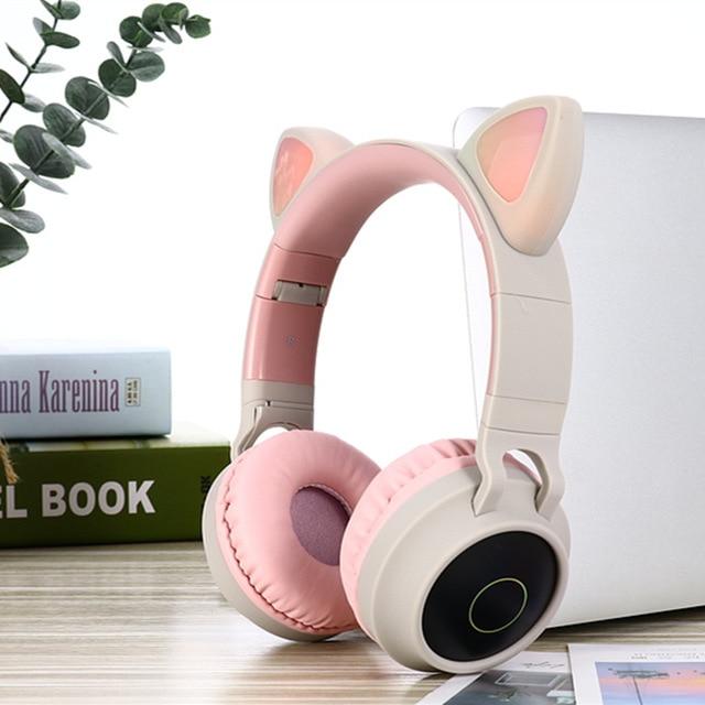 Premium Cat Ear Noise Cancelling Headphones