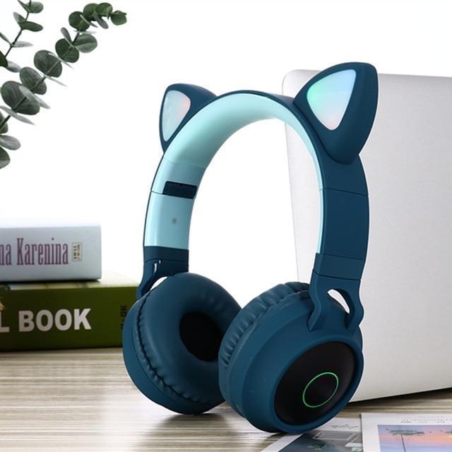 Premium Cat Ear Noise Cancelling Headphones