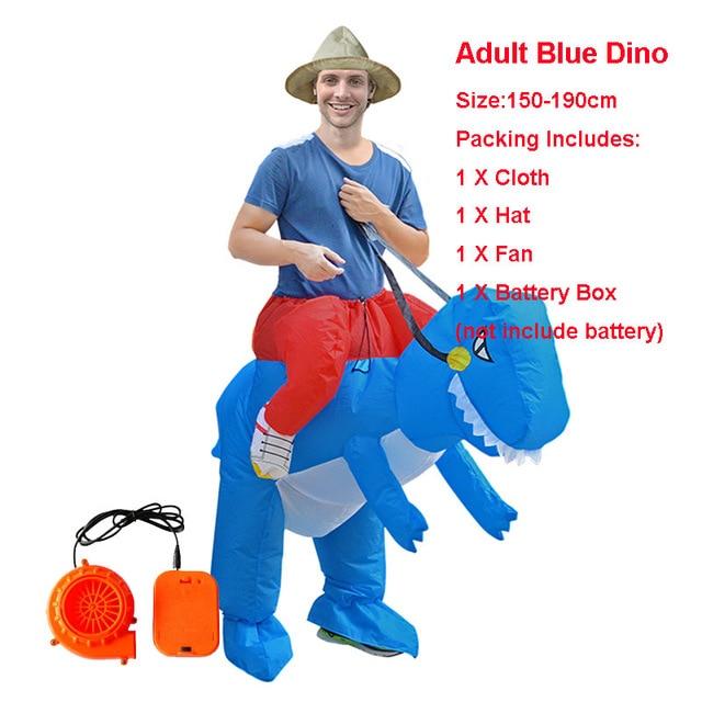 Inflatable T-Rex Dinosaur Costume