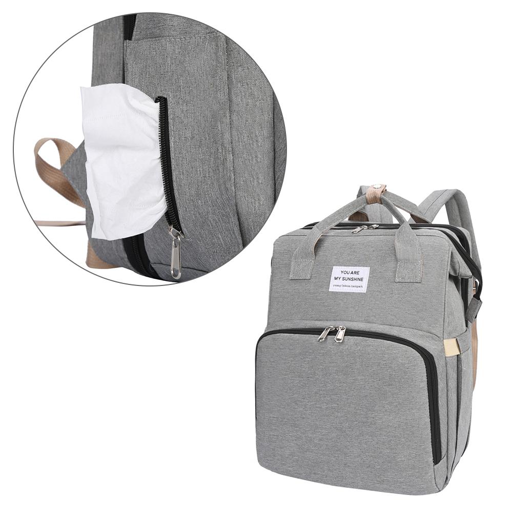 Tragbare Baby-Reisetasche mit integriertem Wickeltisch