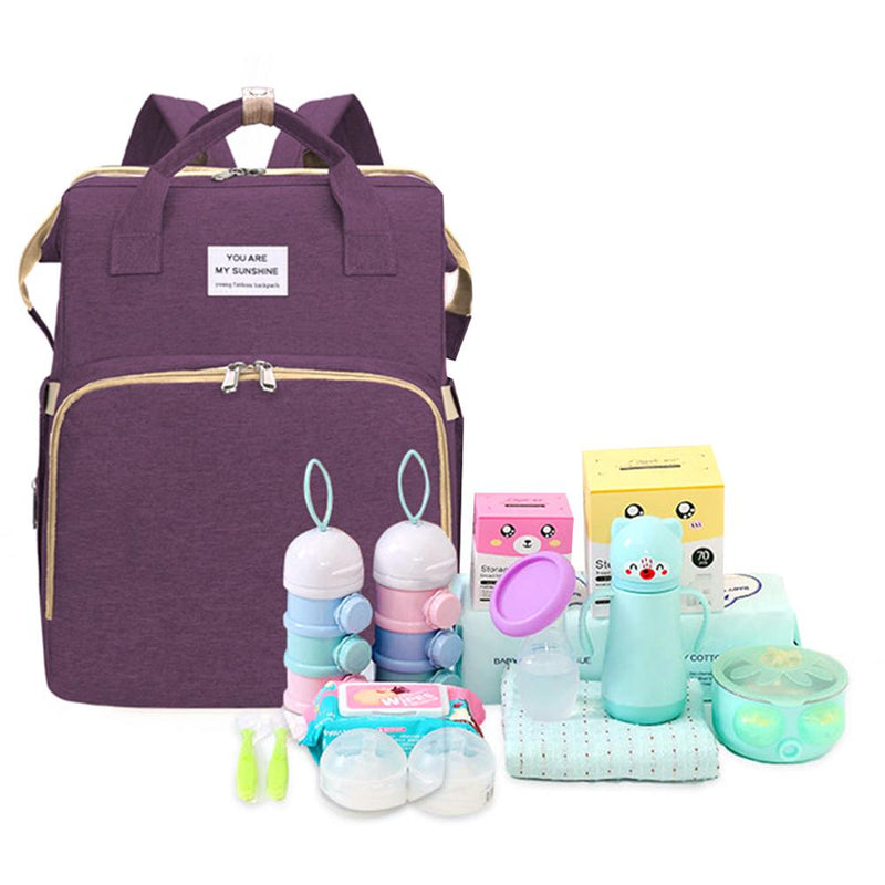 Tragbare Baby-Reisetasche mit integriertem Wickeltisch