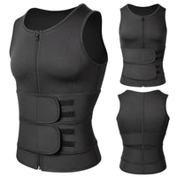 Vibiana Herren Body Shaper Taillentrainer Saunaanzug Schwitzweste 