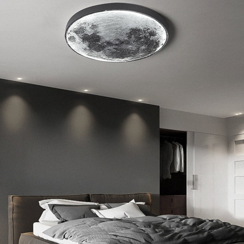 3D LED Mond oder Erde Deckenwandlampe | 24CM-80CM